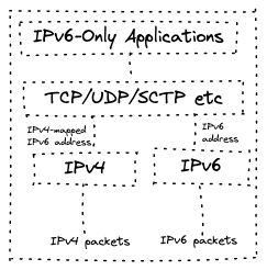 ipv6 only application flow